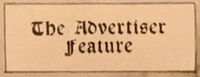 An Advertiser Feature