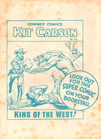 Kit Carson King of the West [No. 26]