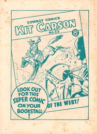 Kit Carson Cowboy Comics [No. 35]