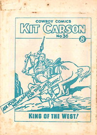 Kit Carson Cowboy Comics [No. 36]