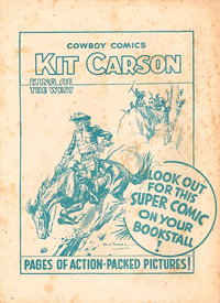 Kit Carson Cowboy Comics [No. 20]
