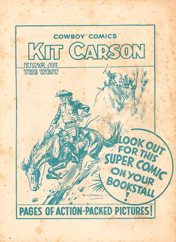 Kit Carson Cowboy Comics [No. 20] (1951)