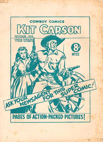 Kit Carson Cowboy Comics [No. 22] (1951)