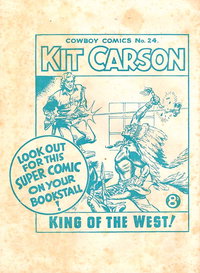 Kit Carson Cowboy Comics [No. 24]