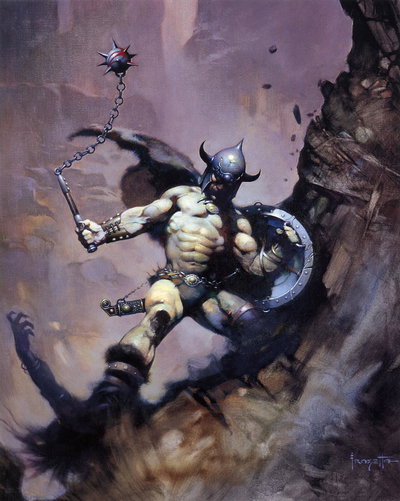 Flashing Swords! (Dell, 1973) #1 by Frazetta 1973?