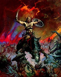 Conan the Conqueror (Lancer, 1967) by Frazetta 1967?