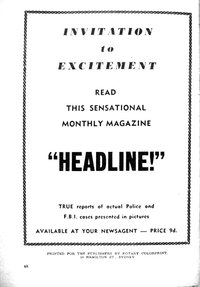 Headline! [Invitation to excitement] 1950?–1955?