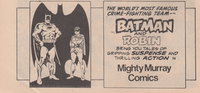 Batman and Robin [Mighty Murray Comics] 1981