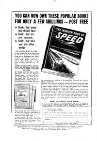 The Wonder Book of Speed [Toyland Mail Orders]