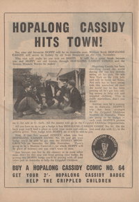 Hopalong Cassidy Comic No. 64 [Hopalong Cassidy hits town!]