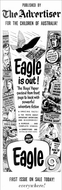 Eagle is out! [Published by The Advertiser]