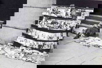 Paperboy on Collins Street Melbourne by Mark Strizic