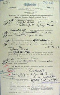 Hubble - Application for Registration of Copyright 2/3