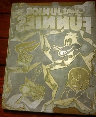 Printing Plate [Giant Junior Funnies #43119] 1973