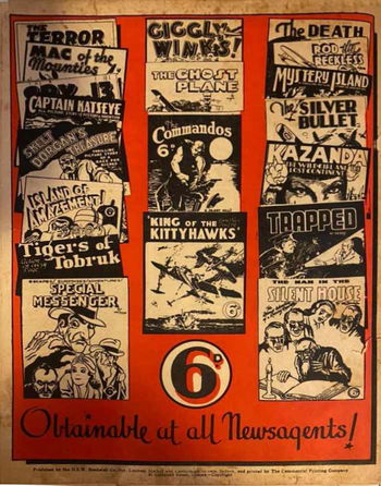 Obtainable at all Newsagents [NSW Bookstall] (1942?)