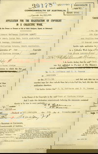 The Space Legionnaires [Application for registration of copyright]