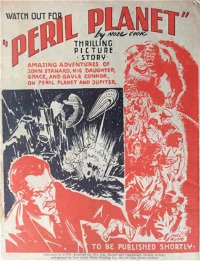 Watch Out for "Peril Planet" (1944?)