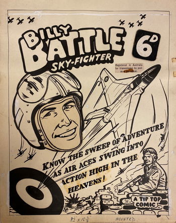 Billy Battle Sky-Fighter - [Norman Clifford original art] (1952?)