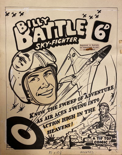 Billy Battle Sky-Fighter - [Norman Clifford original art] 1952?
