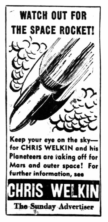 Chris Welkin [Honolulu Sunday Advertiser] (1952)