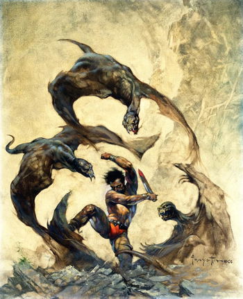 Winged Terror [Frank Frazetta] (1965)