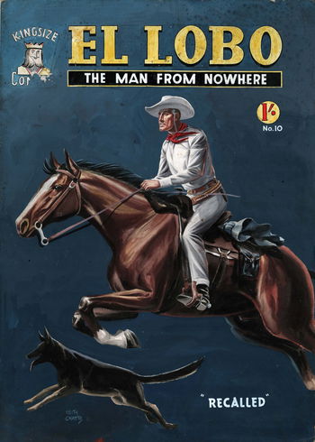 El Lobo #10 [Original cover painting] (1957)