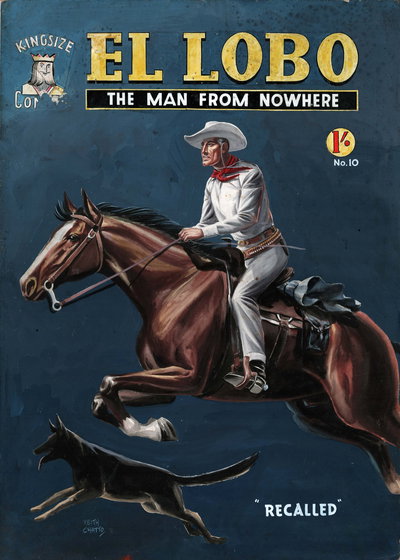 El Lobo #10 [Original cover painting] 1957