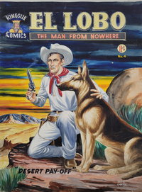 El Lobo #4 [Original cover painting] 1956
