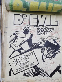 Dr Evil and the Robot Man [Original cover art] 1943