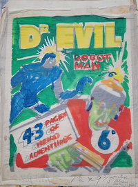 Dr Evil and the Robot Man [Original cover colour guide] 1943