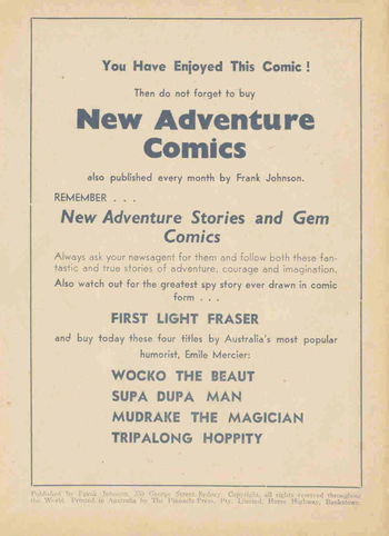 You Have Enjoyed This Comic [New Adventure Comics] (1950)