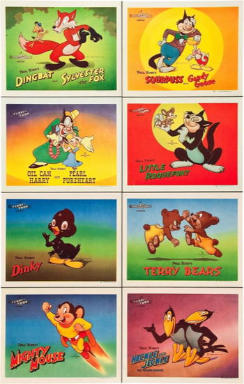 Terry Toons cards (1960?-1970?)