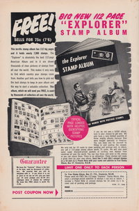 Free! Big New 112 Page "Explorer" Stamp Album