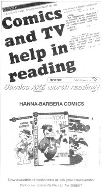 Comics and TV Help in Reading [Strexel (S) Pte. Ltd.