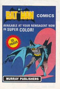 Batman Comics [Murray Publishers] 1979