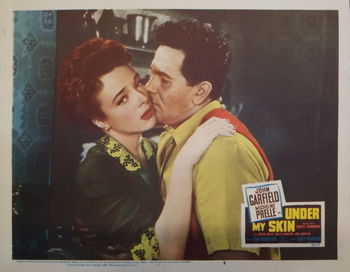 Under My Skin [Lobby Card] [John Garfield, Micheline Prelle] (1950)