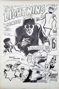 Lightning Comics [Original cover art] 1943–1945