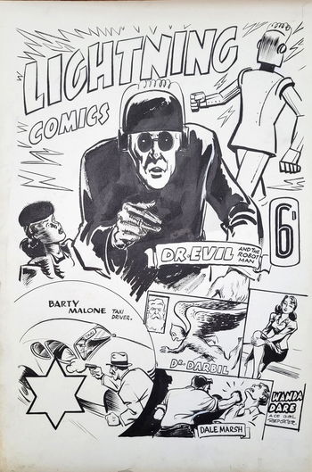 Lightning Comics [Original cover art] (1943-1945)