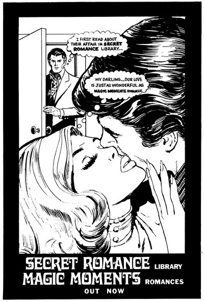 Secret Romance Library. Magic Moments Romances 1973?–1978