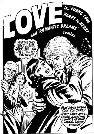 Love is.. 'Young Love' 'Heart to Heart' and 'Romantic Dreams' comics 1975?