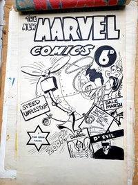 The New Marvel Comics [Original cover art] 1945?