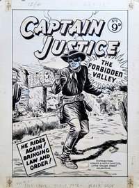 Captain Justice (Calvert) #1 [Monty Wedd] 1955