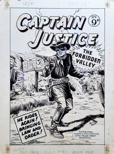 Captain Justice (Calvert) #1 [Monty Wedd] 1955