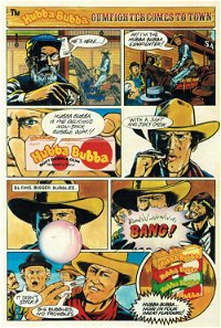 The Hubba Bubba Gumfighter Comes to Town [Four great flavours] (1982)