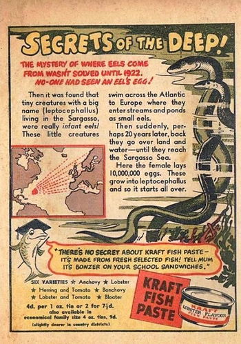 Kraft: Secrets of the Deep [Eels] [Portrait] (1947?)