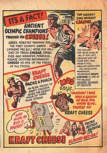 Kraft: It's a Fact! Ancient Olympic Champions [Portrait] (1947?)