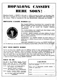 Hopalong Cassidy Here Soon!