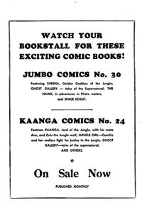 Watch Your Bookstall [Jumbo Comics No. 30]