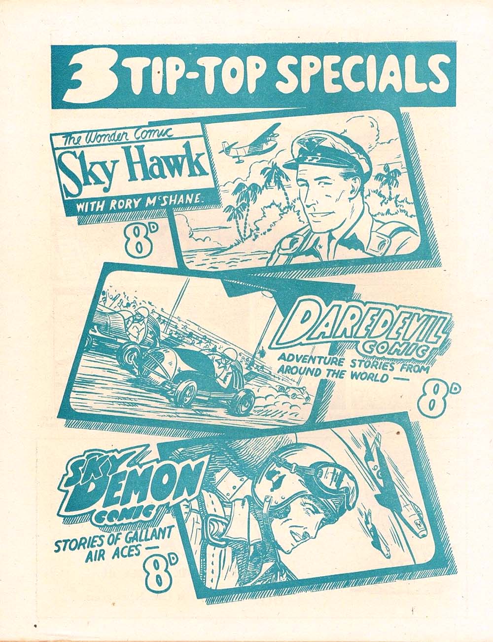 AusReprints 3 TipTop Comics (1952?)