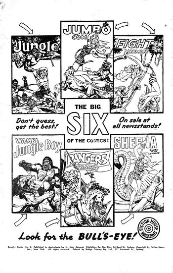 The Big Six of the Comics! (1952?)